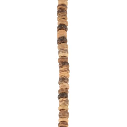 Light Brown Wood Coconut Wood Heishi Beads, 5mm by Bead Landing&#x2122; 